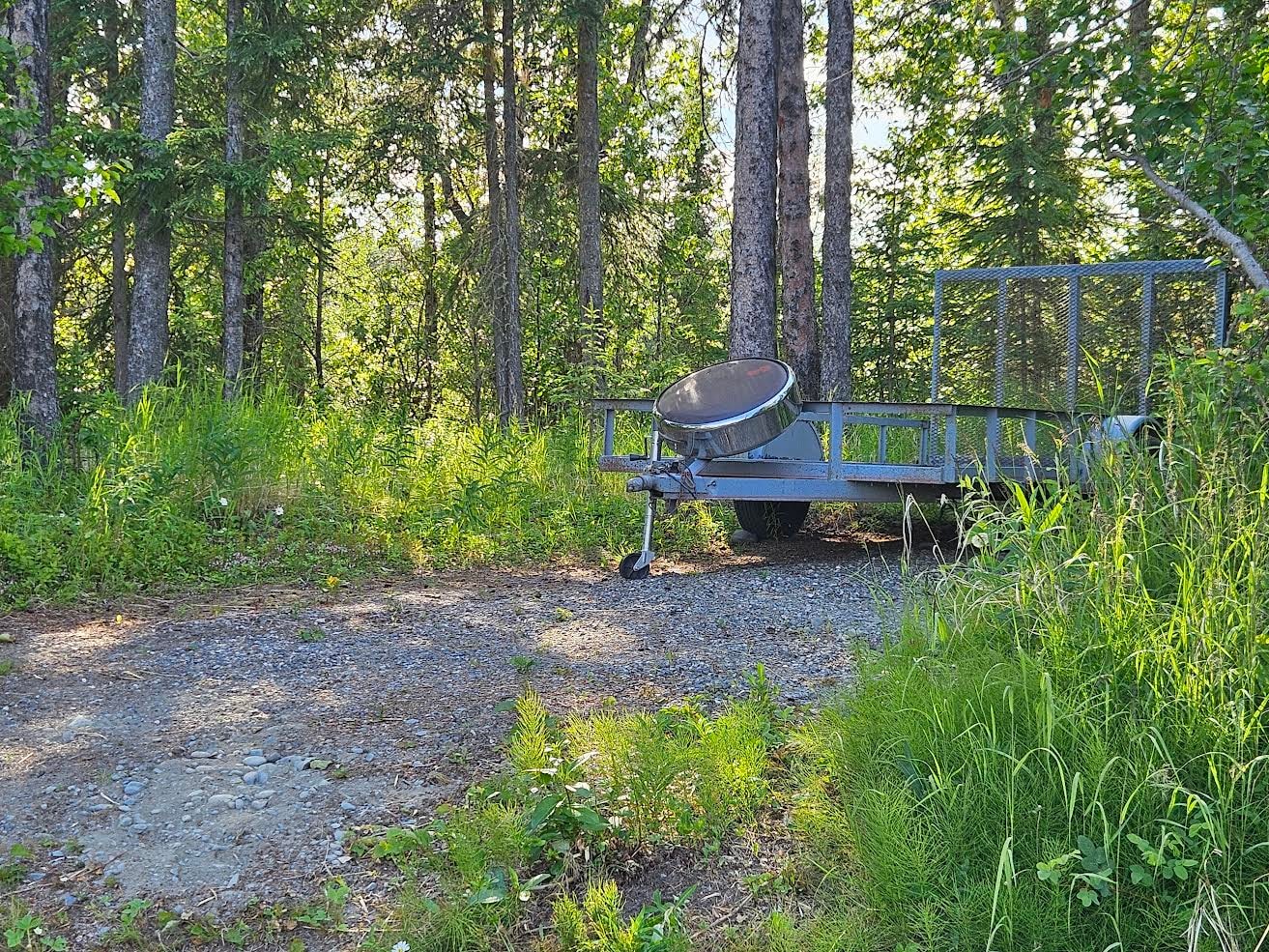 Boat and vehicle storage at campground