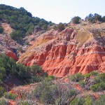 orangehillside2 A side canyon with orange brown colors