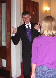 traviswed Travis in a Tux!
