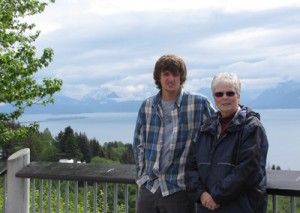 travjanhomer Travis and Jan at Homer Overlook