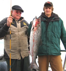 travking Travis with King Salmon