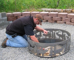 11-jefffirering Placing fire ring