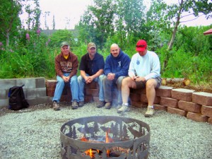 12-firemenatfire Firemen enjoying new fire