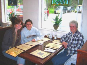 gramsgirlsstelias Dinner at St. Elias