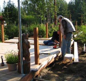 toddjondeck1 Installing Deck Boards