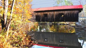 blacksmith Kenyon Hill Covered Bridge, 1881, over Mill Brook