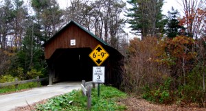 Blow-me-down Covered Bridge, 1877, over the Blow-me-down Brook