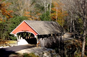flume-gorge-cb-nh Flume Gorge Covered Bridge,1871, over Pemigewasset River