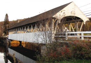groveton-cb-nh1 Groveton Covered Bridge, 1852, over the Ammonoosuc river
