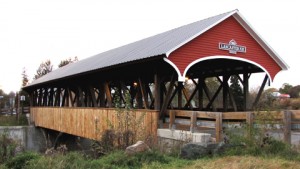 mechanics-cb31nh1 Mechanics Covered Bridge, 1862, over the Israel river