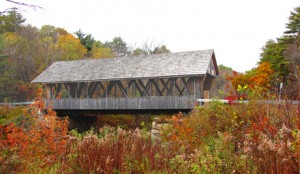 packard-hill-cb-nh Packard Hill Covered Bridge, 1878-1991, over the Mascoma River