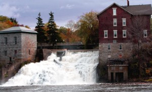 vergennespowerplant1 Old Mills on Otter river downtown Vergennes