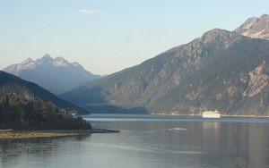 Star leaving Lynn Canal