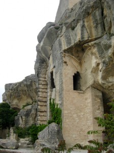 Castle cut into the Rock