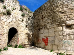Ancient Roman Wall and Opening